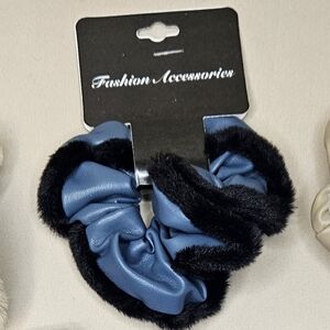 2/$5 Faux Leather Scrunchie NWT